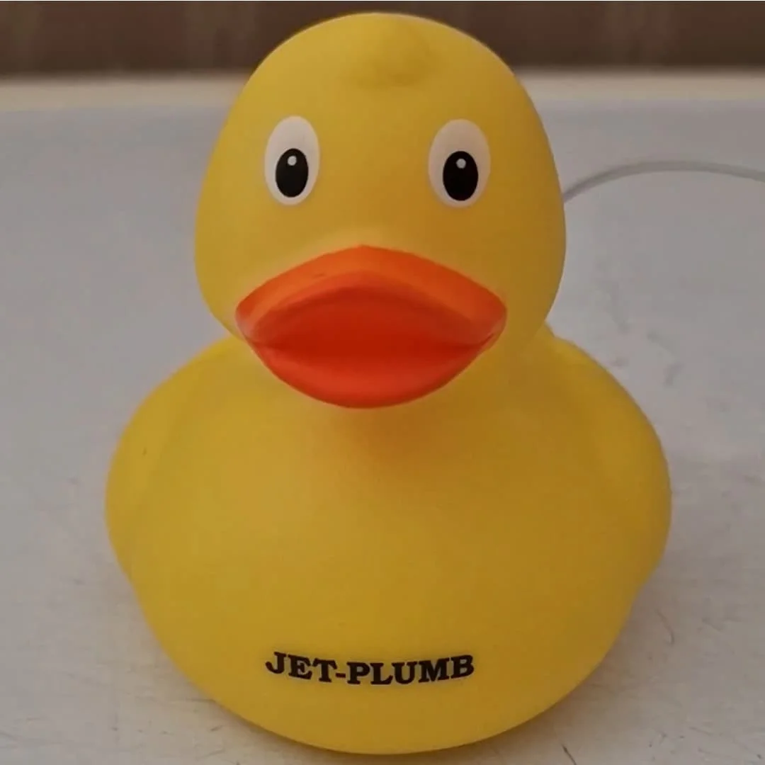 Jet Plumb branded rubber duck